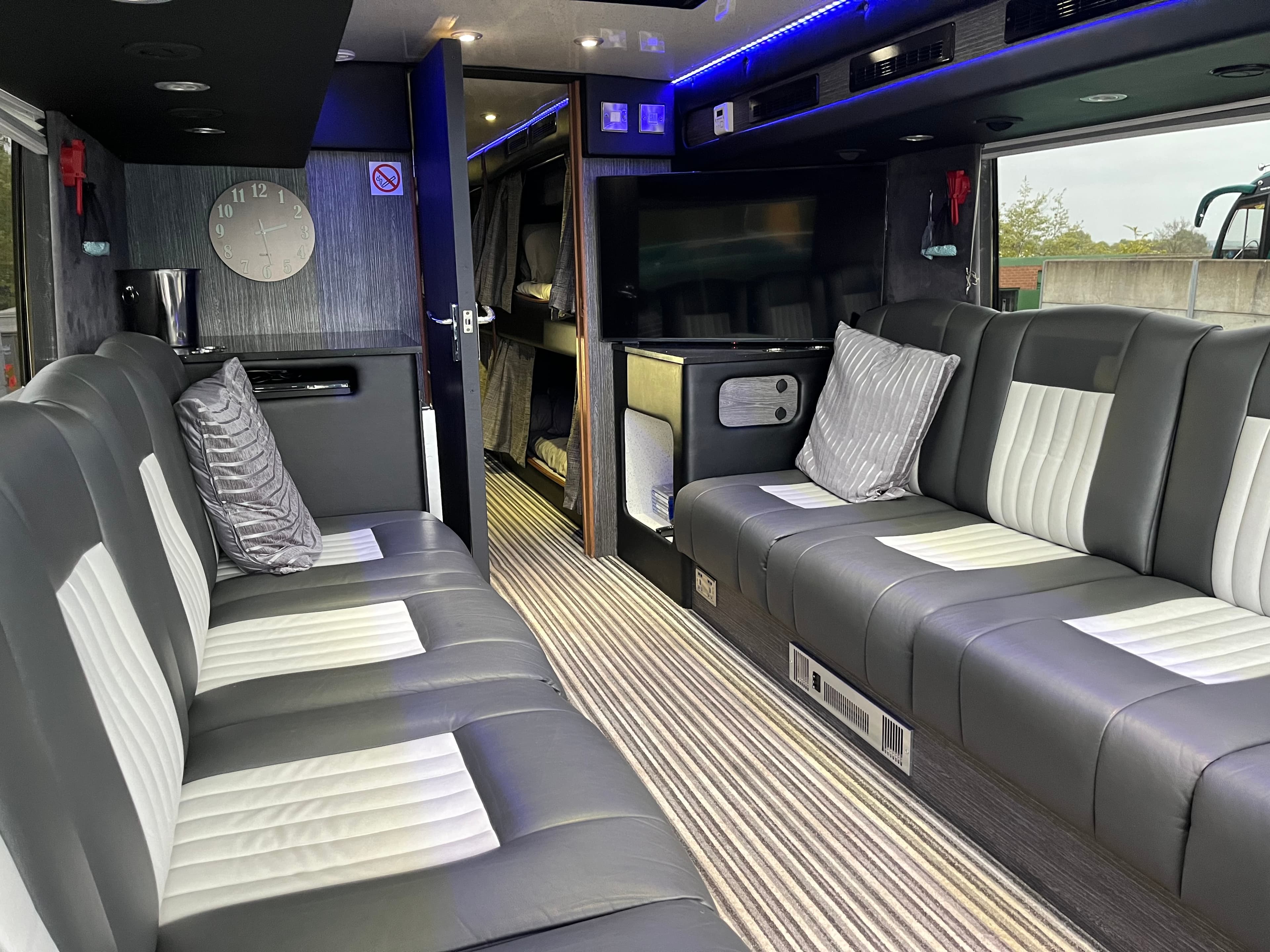 Megasleepers 16 berth sleeper bus for hire